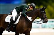 4 September 2024; Sarah Slattery of Ireland on Savona during the Grade V Individual Event on day seven of the Paris 2024 Paralympic Games at Château de Versailles in Paris, France. Photo by Harry Murphy/Sportsfile