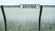 1 September 2024; The home dug-out before the Armagh Senior Club Football Championship Group B second round match between High Moss Sarsfields and Crossmaglen Rangers at Fr. Dan McGeown Park in Derrytrasna, Armagh. Photo by Piaras Ó Mídheach/Sportsfile