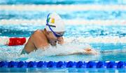 5 September 2024; Róisin Ní Riain of Ireland in action during the women's SB13 100m breaststroke finals on day eight of the Paris 2024 Paralympic Games at La Defense Arena in Paris, France. Photo by Ramsey Cardy/Sportsfile