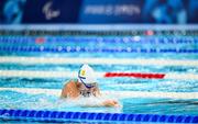 5 September 2024; Róisin Ní Riain of Ireland in action during the women's SB13 100m breaststroke finals on day eight of the Paris 2024 Paralympic Games at La Defense Arena in Paris, France. Photo by Ramsey Cardy/Sportsfile