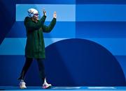 5 September 2024; Róisin Ní Riain of Ireland before the women's SB13 100m breaststroke finals on day eight of the Paris 2024 Paralympic Games at La Defense Arena in Paris, France. Photo by Harry Murphy/Sportsfile