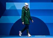 5 September 2024; Róisin Ní Riain of Ireland before the women's SB13 100m breaststroke finals on day eight of the Paris 2024 Paralympic Games at La Defense Arena in Paris, France. Photo by Harry Murphy/Sportsfile