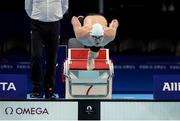 6 September 2024; Barry McClements of Ireland in action during the men's S9 100m butterfly final on day nine of the Paris 2024 Paralympic Games at La Defense Arena in Paris, France. Photo by Ian MacNicol/Sportsfile