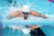 6 September 2024; Barry McClements of Ireland in action during the men's S9 100m butterfly final on day nine of the Paris 2024 Paralympic Games at La Defense Arena in Paris, France. Photo by Ian MacNicol/Sportsfile