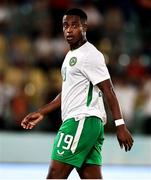 6 September 2024; Aidomo Emakhu of Republic of Ireland during the UEFA European U21 Championship qualifier match between Turkiye and Republic of Ireland at Esenler Stadium in Istanbul, Turkey. Photo by Gokhan Kilincer/Sportsfile