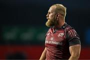 6 September 2024; Jeremy Loughman of Munster during the pre-season friendly match between Munster and Gloucester at Virgin Media Park in Cork. Photo by Brendan Moran/Sportsfile