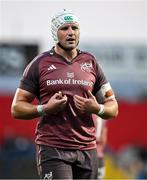 6 September 2024; Fineen Wycherley of Munster during the pre-season friendly match between Munster and Gloucester at Virgin Media Park in Cork. Photo by Brendan Moran/Sportsfile