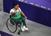7 September 2024; Britney Arendse of Ireland during the women's 79kg final on day ten of the Paris 2024 Paralympic Games at Porte de la Chapelle Arena in Paris, France. Photo by Harry Murphy/Sportsfile