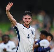 7 September 2024; Declan Rice of England after the UEFA Nations League B Group 2 match between Republic of Ireland and England at Aviva Stadium in Dublin. Photo by Stephen McCarthy/Sportsfile