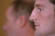 16 August 2004; Jonathan Macken, Republic of Ireland, during a press conference ahead of the friendly International against Bulgaria on Wednesday. Portmarnock Hotel and Golf Links, Portmarnock, Co. Dublin. Picture credit; David Maher / SPORTSFILE