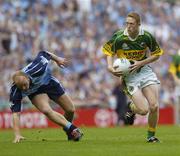 14 August 2004; Colm Cooper, Kerry, in action against Shane Ryan, Dublin. Bank of Ireland Senior Football Championship Quarter-Final, Dublin v Kerry, Croke Park, Dublin. Picture credit; Damien Eagers / SPORTSFILE