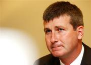 18 August 2004; Stephen Kenny, who has been appointed as the new manager of Derry City Football Club, at a press conference in the Power Hotel, Derry. Picture credit; Phil Gamble / SPORTSFILE