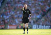 22 September 2013; Referee Joe McQuillan. GAA Football All-Ireland Senior Championship Final, Dublin v Mayo, Croke Park, Dublin. Picture credit: Stephen McCarthy / SPORTSFILE