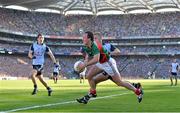 22 September 2013; Alan Dillon, Mayo, in action against Jonny Cooper, Dublin. GAA Football All-Ireland Senior Championship Final, Dublin v Mayo, Croke Park, Dublin. Picture credit: Stephen McCarthy / SPORTSFILE