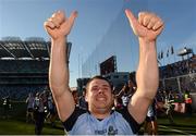 22 September 2013; Dublin's Kevin McManamon celebrates his side's victory. GAA Football All-Ireland Senior Championship Final, Dublin v Mayo, Croke Park, Dublin. Picture credit: Stephen McCarthy / SPORTSFILE