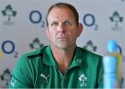 23 September 2013; Ireland forwards coach John Plumtree during a press conference. Ireland Rugby Press Conference, Carton House, Maynooth, Co. Kildare. Picture credit: Stephen McCarthy / SPORTSFILE