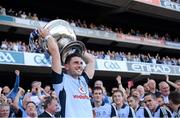 22 September 2013; Bernard Brogan, Dublin, lifts the Sam Maguire cup. GAA Football All-Ireland Senior Championship Final, Dublin v Mayo, Croke Park, Dublin. Picture credit: Ray McManus / SPORTSFILE