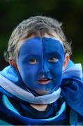 23 September 2013; John Kinsella, age 4, from Kildare celebrates Dublin's homecoming from the All-Ireland Senior Football Champions. Merrion Square, Dublin. Photo by Sportsfile