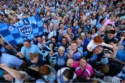 23 September 2013; A general view of the crowd during the homecoming celebrations of the All-Ireland Senior Football Champions. Merrion Square, Dublin. Photo by Sportsfile