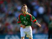 22 September 2013; Jarlath Jones, from Harestown N.S. Drogheda, Louth, representing Mayo. INTO/RESPECT Exhibition GoGames during the GAA Football All-Ireland Senior Championship Final between Dublin and Mayo, Croke Park, Dublin. Photo by Sportsfile