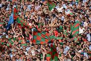 22 September 2013; Mayo and Dublin supporters during the GAA Football All-Ireland Championship Finals, Croke Park, Dublin. Picture credit: Ray McManus / SPORTSFILE