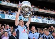 22 September 2013; Paddy Andrews, Dublin, lifts the Sam Maguire Cup. GAA Football All-Ireland Senior Championship Final, Dublin v Mayo, Croke Park, Dublin. Picture credit: Ray McManus / SPORTSFILE