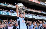 22 September 2013; Paul Flynn, Dublin, lifts the Sam Maguire Cup. GAA Football All-Ireland Senior Championship Final, Dublin v Mayo, Croke Park, Dublin. Picture credit: Ray McManus / SPORTSFILE