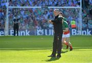 22 September 2013; Mayo trainer Donie Buckley. GAA Football All-Ireland Senior Championship Final, Dublin v Mayo, Croke Park, Dublin. Picture credit: Brendan Moran / SPORTSFILE