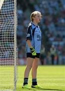 22 September 2013; Jessie Lennon, St. Colman's N.S., Clara, Co. Kilkenny, representing Dublin. INTO/RESPECT Exhibition GoGames during the GAA Football All-Ireland Senior Championship Final between Dublin and Mayo, Croke Park, Dublin. Picture credit: Ray McManus / SPORTSFILE