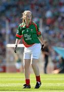 22 September 2013; Niamh Meehan, St. Joseph's P.S. Belfast, Antrim, representing Mayo. INTO/RESPECT Exhibition GoGames during the GAA Football All-Ireland Senior Championship Final between Dublin and Mayo, Croke Park, Dublin. Picture credit: Ray McManus / SPORTSFILE