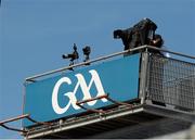 22 September 2013; A general view of the camera platform on Hill 16. GAA Football All-Ireland Senior Championship Final, Dublin v Mayo, Croke Park, Dublin. Picture credit: Ray McManus / SPORTSFILE