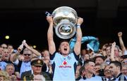 22 September 2013; Paul Flynn, Dublin, lifts the Sam Maguire cup. GAA Football All-Ireland Senior Championship Final, Dublin v Mayo, Croke Park, Dublin. Photo by Sportsfile