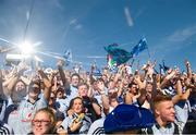 22 September 2013; Dublin supporters on Hill 16 ahead of the GAA Football All-Ireland Championship Finals, Croke Park, Dublin. Picture credit: Ray McManus / SPORTSFILE