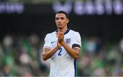7 September 2024; Trent Alexander-Arnold of England after the UEFA Nations League B Group 2 match between Republic of Ireland and England at Aviva Stadium in Dublin. Photo by Stephen McCarthy/Sportsfile