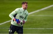 9 September 2024; Goalkeeper Mark Travers during a Republic of Ireland training session at the FAI National Training Centre in Abbotstown, Dublin. Photo by Stephen McCarthy/Sportsfile