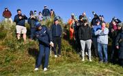 11 September 2024; Padraig Harrington of Ireland chips onto the 10th green during the Pro Am before the Amgen Irish Open Golf Championship 2024 at the Royal County Down Golf Club in Newcastle, Down. Photo by Brendan Moran/Sportsfile