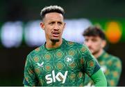 10 September 2024; Callum Robinson of Republic of Ireland before the UEFA Nations League B Group 2 match between Republic of Ireland and Greece at Aviva Stadium in Dublin. Photo by Stephen McCarthy/Sportsfile