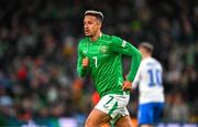 10 September 2024; Callum Robinson of Republic of Ireland during the UEFA Nations League B Group 2 match between Republic of Ireland and Greece at Aviva Stadium in Dublin. Photo by Stephen McCarthy/Sportsfile