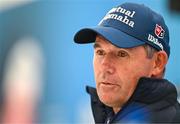 11 September 2024; Padraig Harrington of Ireland during a media conference after his round at the Pro Am before the Amgen Irish Open Golf Championship 2024 at the Royal County Down Golf Club in Newcastle, Down. Photo by Brendan Moran/Sportsfile