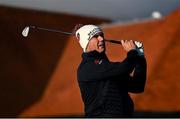 12 September 2024; Padraig Harrington of Ireland tees off from the 10th teebox during day one of the Amgen Irish Open Golf Championship 2024 at the Royal County Down Golf Club in Newcastle, Down. Photo by Brendan Moran/Sportsfile