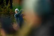 12 September 2024; Padraig Harrington of Ireland watches his shot from the 13th teebox during day one of the Amgen Irish Open Golf Championship 2024 at the Royal County Down Golf Club in Newcastle, Down. Photo by Brendan Moran/Sportsfile