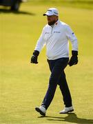 12 September 2024; Shane Lowry of Ireland walks to the first green during day one of the Amgen Irish Open Golf Championship 2024 at the Royal County Down Golf Club in Newcastle, Down. Photo by Brendan Moran/Sportsfile