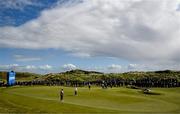 12 September 2024; Shane Lowry of Ireland putts on the first green during day one of the Amgen Irish Open Golf Championship 2024 at the Royal County Down Golf Club in Newcastle, Down. Photo by Brendan Moran/Sportsfile