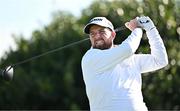 12 September 2024; Shane Lowry of Ireland watches his drive from the 11th tee box during day one of the Amgen Irish Open Golf Championship 2024 at the Royal County Down Golf Club in Newcastle, Down. Photo by Sam Barnes/Sportsfile