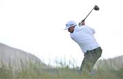 12 September 2024; Shane Lowry of Ireland drives from the 12th tee box during day one of the Amgen Irish Open Golf Championship 2024 at the Royal County Down Golf Club in Newcastle, Down. Photo by Sam Barnes/Sportsfile