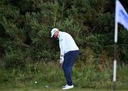12 September 2024; Shane Lowry of Ireland chips onto the 16th green from the rough during day one of the Amgen Irish Open Golf Championship 2024 at the Royal County Down Golf Club in Newcastle, Down. Photo by Sam Barnes/Sportsfile