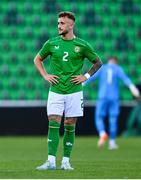 10 September 2024; Sam Curtis of Republic of Ireland during the UEFA European U21 Championship qualifier match between Republic of Ireland and Latvia at Tallaght Stadium in Dublin. Photo by Tyler Miller/Sportsfile