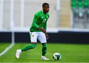 10 September 2024; Aidomo Emakhu of Republic of Ireland during the UEFA European U21 Championship qualifier match between Republic of Ireland and Latvia at Tallaght Stadium in Dublin. Photo by Tyler Miller/Sportsfile