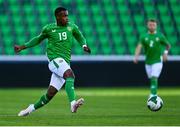 10 September 2024; Aidomo Emakhu of Republic of Ireland during the UEFA European U21 Championship qualifier match between Republic of Ireland and Latvia at Tallaght Stadium in Dublin. Photo by Tyler Miller/Sportsfile