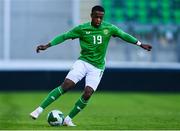 10 September 2024; Aidomo Emakhu of Republic of Ireland during the UEFA European U21 Championship qualifier match between Republic of Ireland and Latvia at Tallaght Stadium in Dublin. Photo by Tyler Miller/Sportsfile